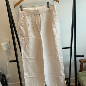 Wilfred cream linen pants